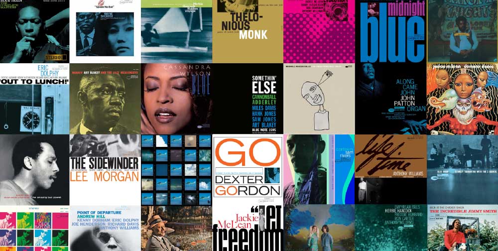 Une sélection de pochettes d'albums Blue Note