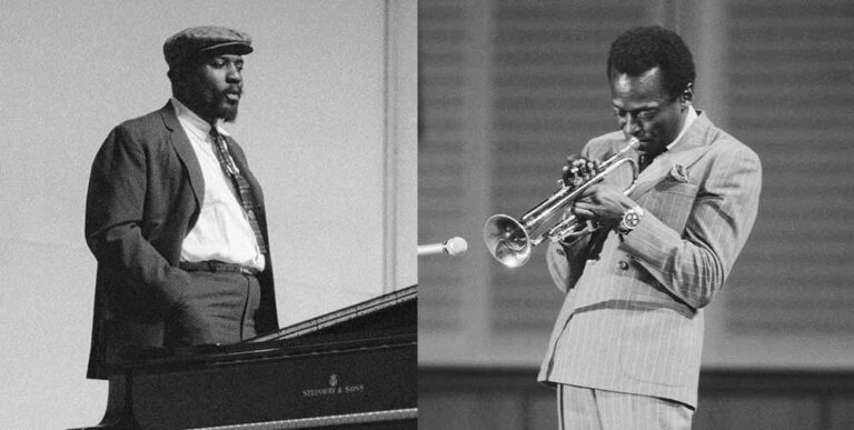 Thelonious Monk and Miles Davis