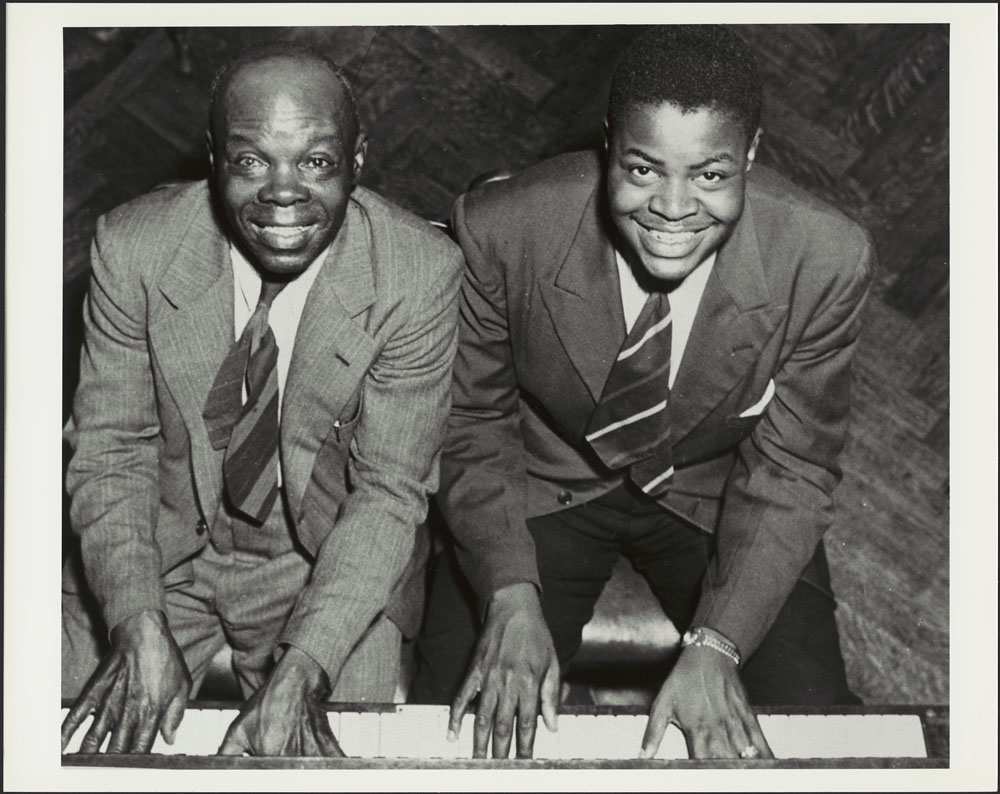 Oscar Peterson et son père