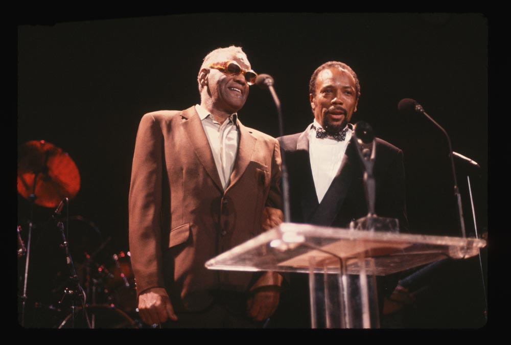 Ray Charles et Quincy Jones