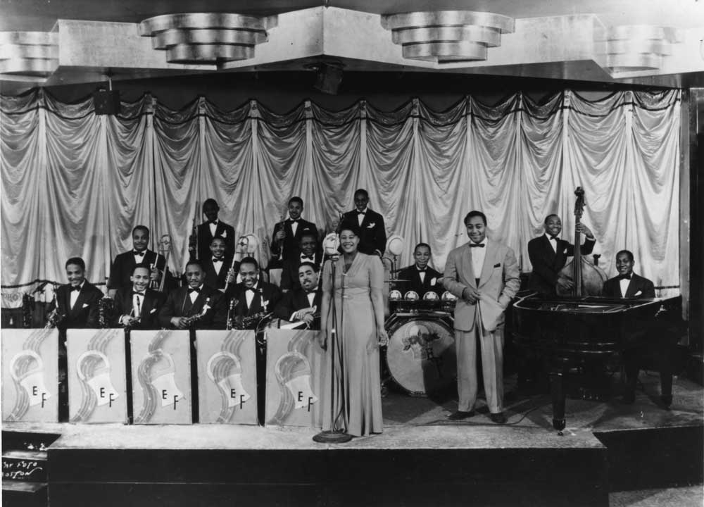 Ella Fitzgerald, Chick Webb et son orchestre.